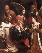 Holy Family with St Bruno and St Elisabeth